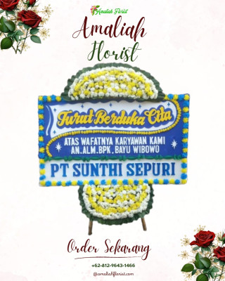 Papan Bunga Duka di Dadap
