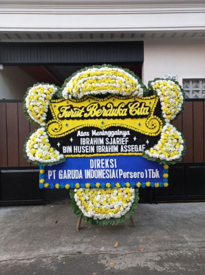 Papan Bunga Duka di Dadap