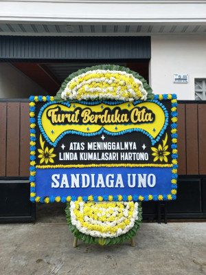 Papan Bunga Duka di Dadap